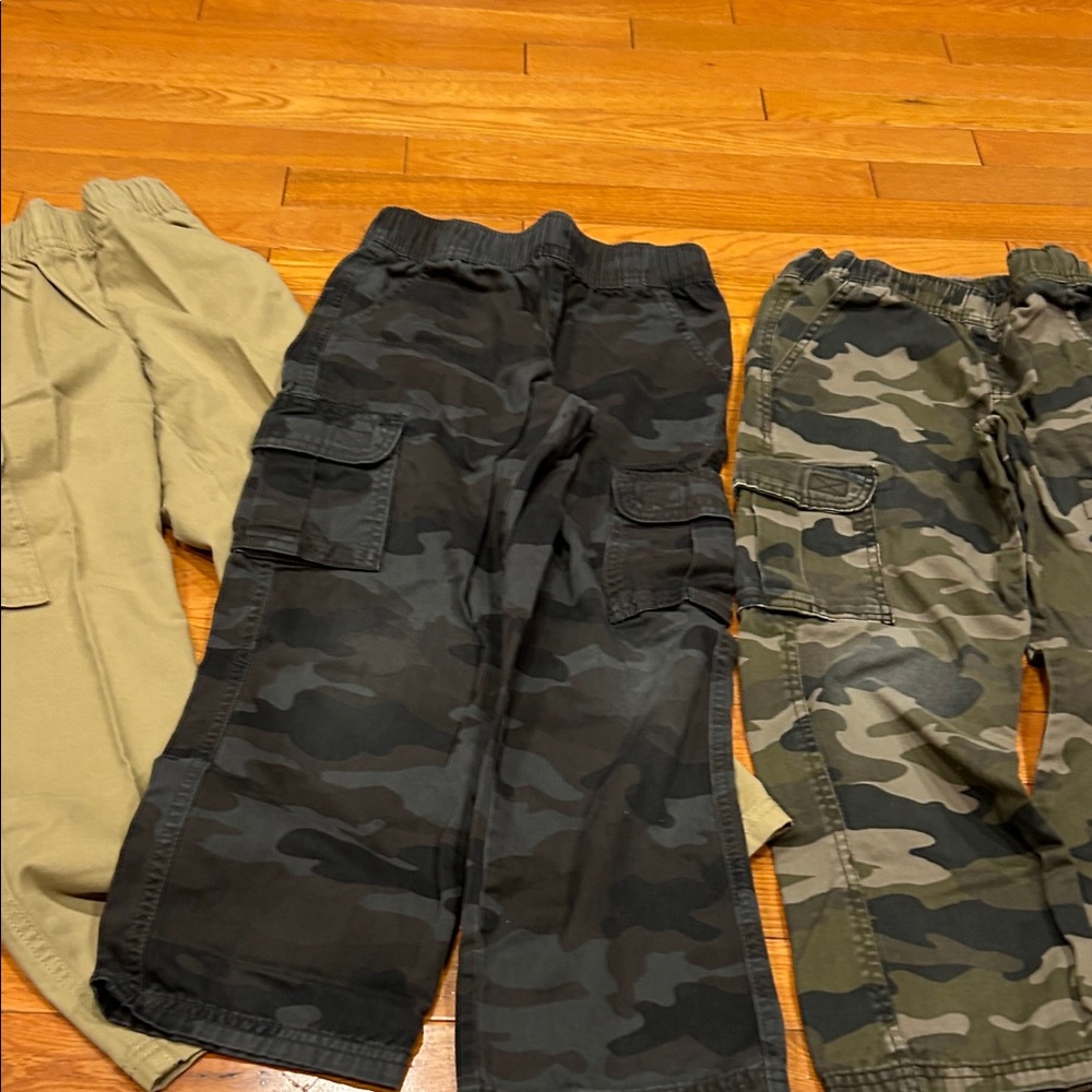 Kids Camouflage Cargo Pants Set